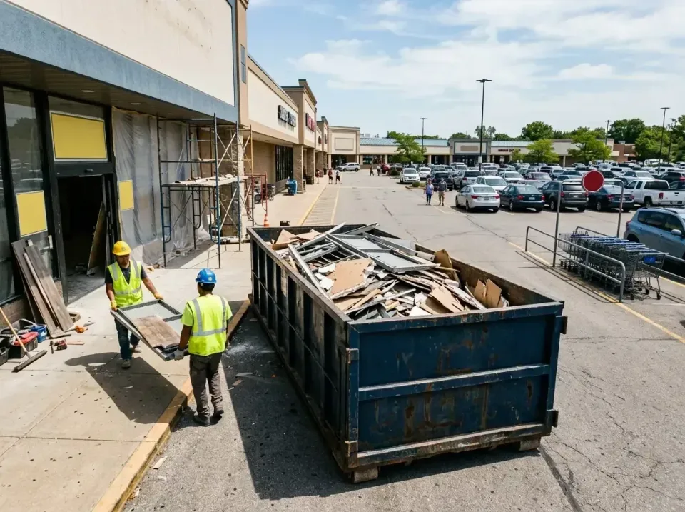 retail-store-renovation-debris-003 — frequently asked questions, Roll-off Dumpster Rentals in Cloverly, MD